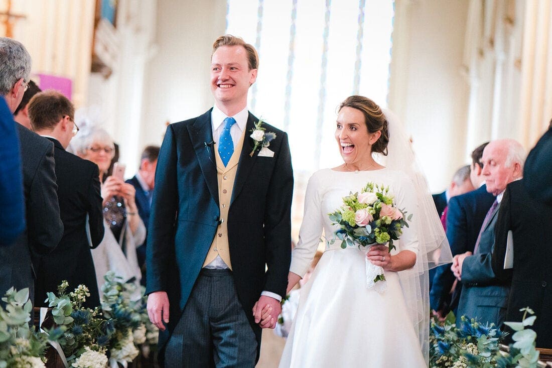 the newly married couple