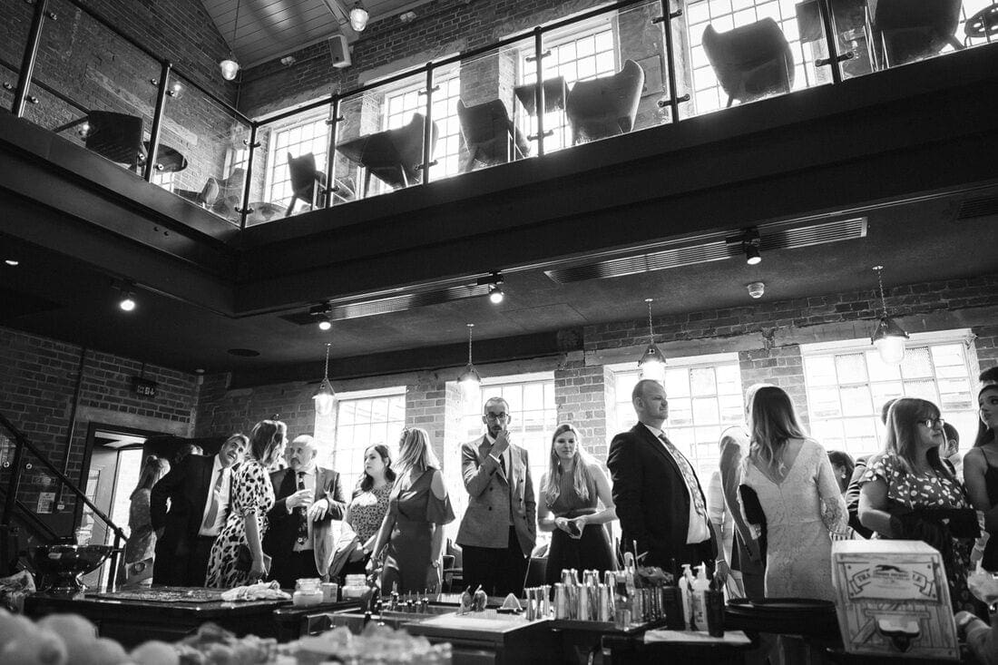 the bar at bombay shapphire gin distillery in hampshire