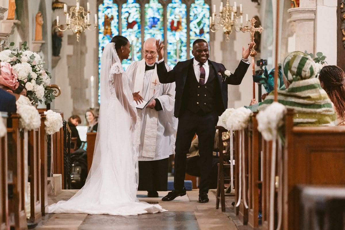 Froyle Park church wedding